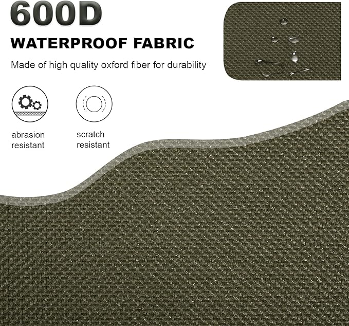 JiatuA Car Trunk Organizer, Car Organizers and Storage Collapsible Multi Compartment Container Box, Adjustable Car Accessories for SUV Sedan Truck, Standard Size, Green