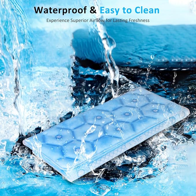 Cooling Seat Cushion, Y28°F Desk Chair Cushion Reusable Ice Mat with PCM Cooling Mat Technology, No Condensation, Foldable & Portable Chair Cushion for Office, Camping, Bed, Car