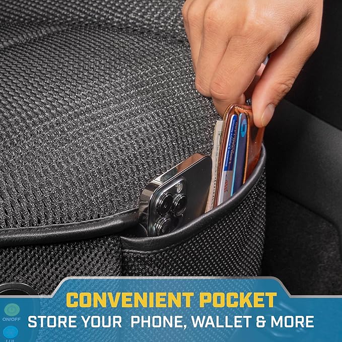 Cat Car Fan Seat Cushion - Cooling Seat 2-Speed, 20 Air Vents, Cool Flow Breathable Mesh for Car Truck SUV Automotive Accessory