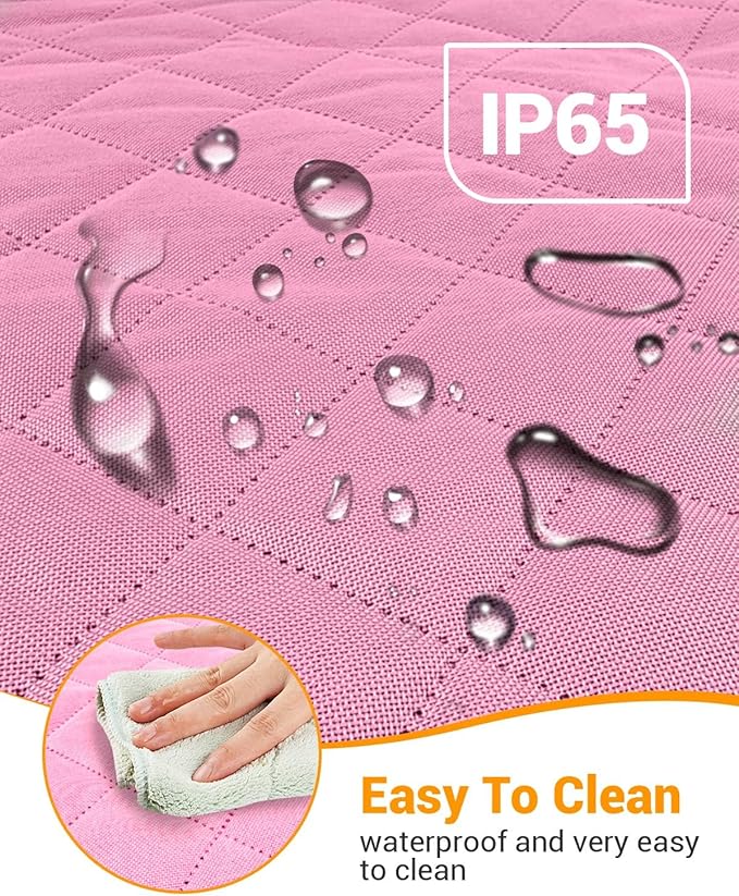 Dog Car Seat Cover, 600D Heavy Durable Dogs Seat Cover for Back Seat, 100% Waterproof Scratch Proof Nonslip Dog Hammock for Car with Side Flap, Pet Seat Covers with SeatBelt for Cars Sedan SUV Trucks