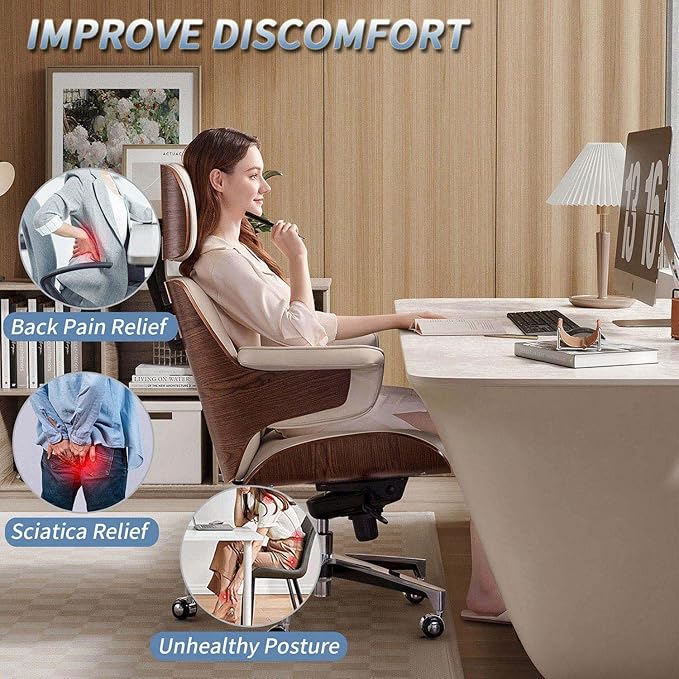 Wedge Car Seat Cushions for Driving, Adult Booster Seat Cushion for Car Truck Driver, Memory Foam Butt Cushion for Office Chair Wheelchair Home, Cloth Grey