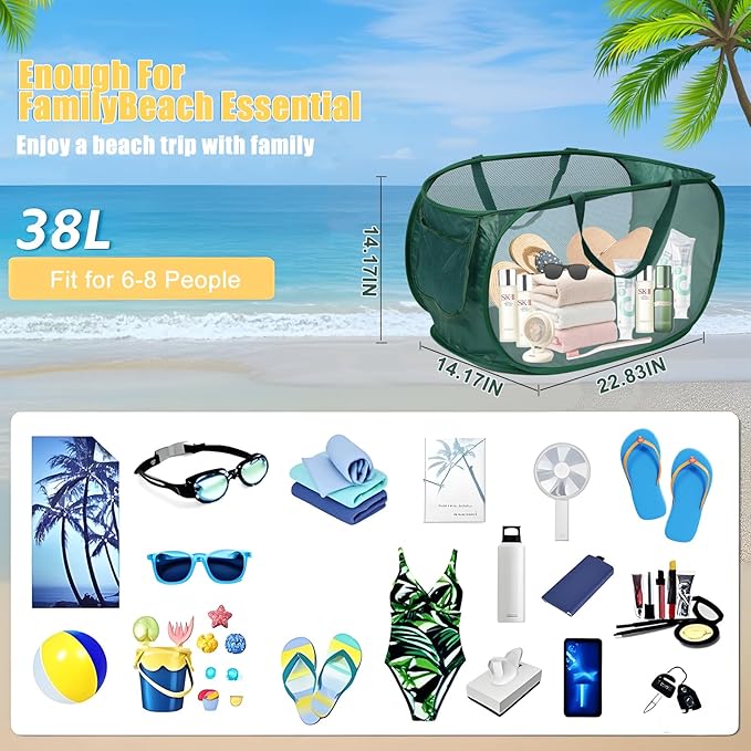 Car Trunk Organizer,Adjustable Car Accessories for SUV Sedan Truck Foldable Car Organizers and Storage - Multi-Purpose Auto Storage Bin for Car (Black/Blue/Beige/Gray/Green)