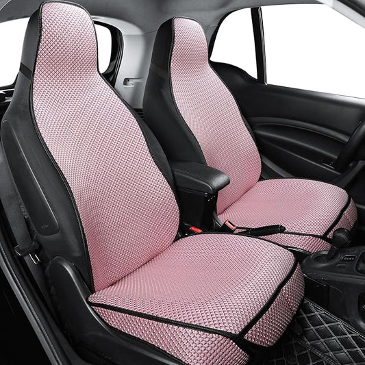 Auto Newer Car Seat Cover, Breathable Mesh, Universal Fit, Car Seat Protector, Pink, 2PCS