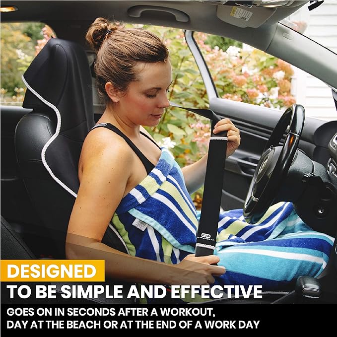 Gorla Gear Camo Premium Universal Fit Waterproof Stain Resistant Car Seat Cover Neoprene Non-Slip Bucket Seat Hunting Dog & Sweat Proof Protector Save Your Leather Cloth Seats Auto Van Truck SUV Sedan