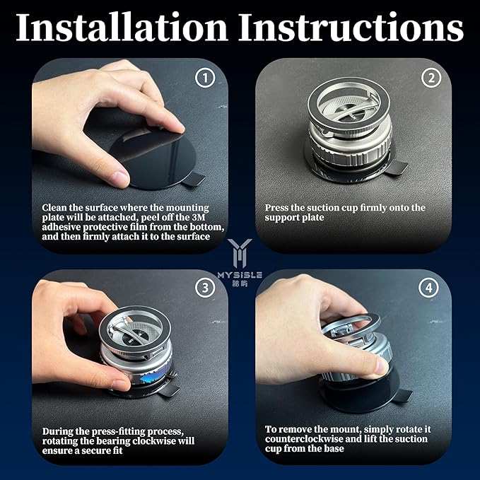 2026 Upgraded 360° Adjustable Vacuum Magnetic Car Phone Holder for Mag Safe [90+LBS Suction & 2800gf Magnetic] Suction Cup Car Phone Mount for i Phone 17 Pro Max 16 15 14 13 12