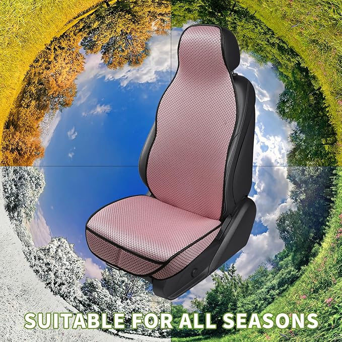 Auto Newer Car Seat Cover, Breathable Mesh, Universal Fit, Car Seat Protector, Pink, 2PCS