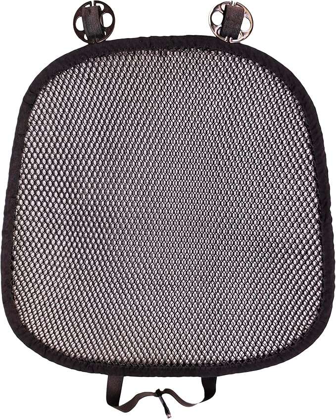 Summer Cool 3D Air Mesh Breathable Vented Car Seat Cushion Pad,Universal Auto Back Cooling Ventilated Seat Cover for Car SUV Truck Van Pickup for Driving Seat(Black, 1 Pack seat pad)
